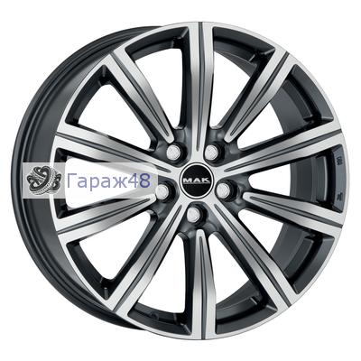 MAK Birmingham R20 / 8.5J PCD 5x120 ET 45 ЦО 65.1 Литые Темно серебристый с зеркальной лицевой стороной
